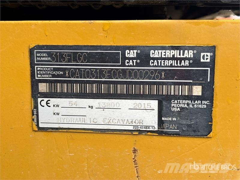 CAT 313F L GC Gravemaskiner på larvebånd