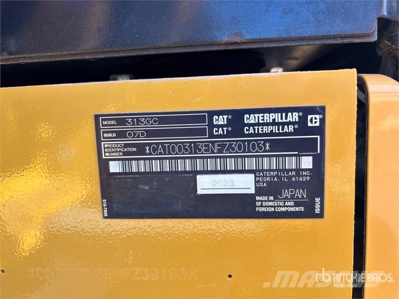 CAT 313GC Tracked Excavator Rupsgraafmachines