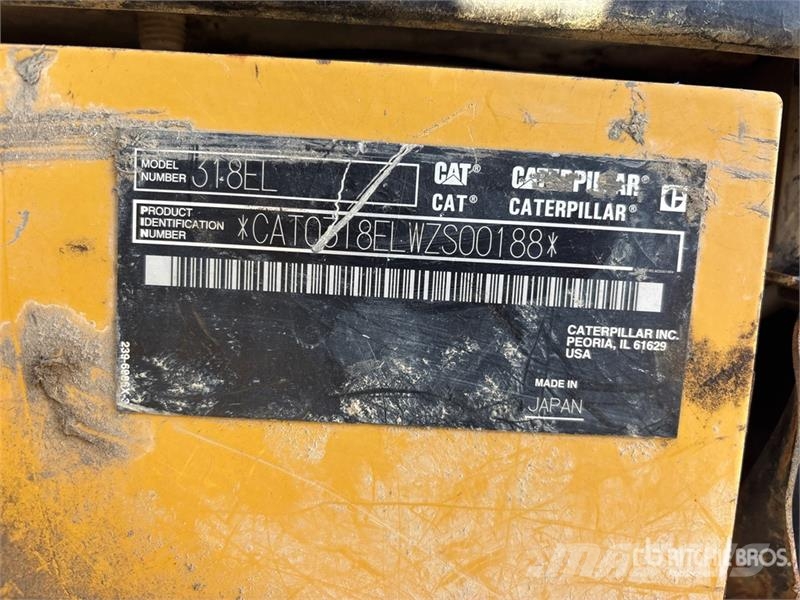CAT 318EL Tracked Excavator Lánctalpas kotrók