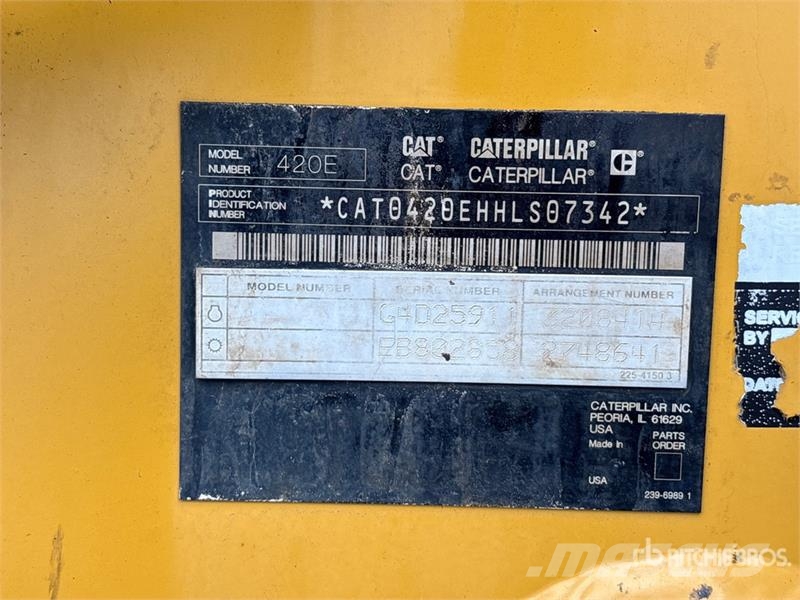 CAT 420E Tractopelle