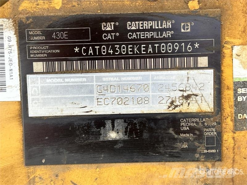 CAT 430E TLB's