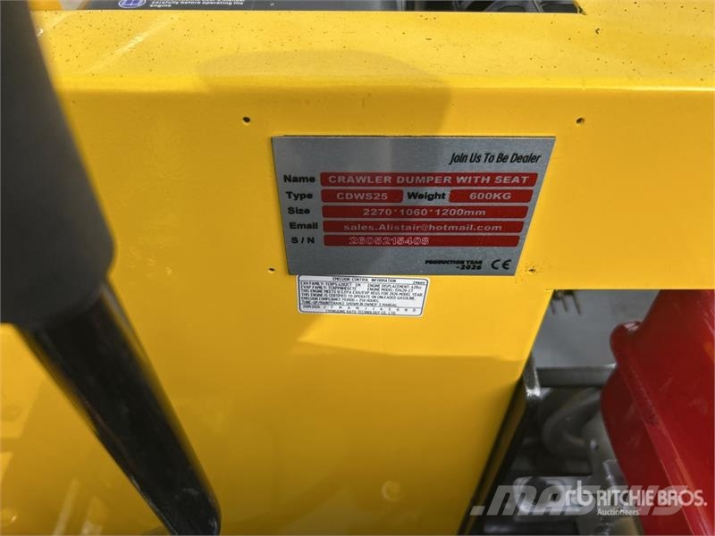 CD25,CDW25 Mini Crawler Dumper (Unused) Väikekallurid