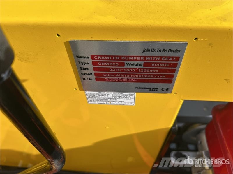 CD25,CDW25 Mini Crawler Dumper (Unused) Väikekallurid
