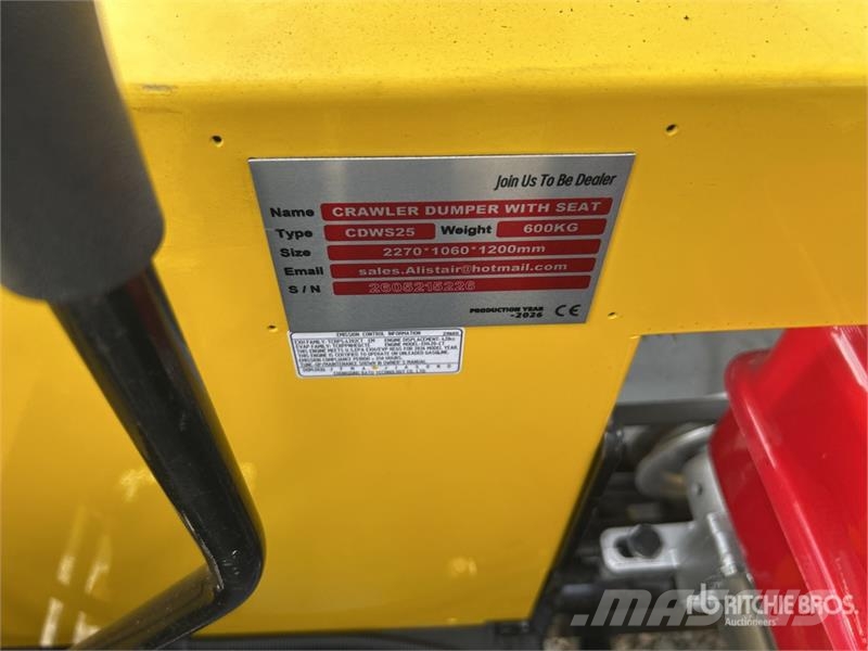 CD25,CDW25 Mini Crawler Dumper (Unused) Väikekallurid