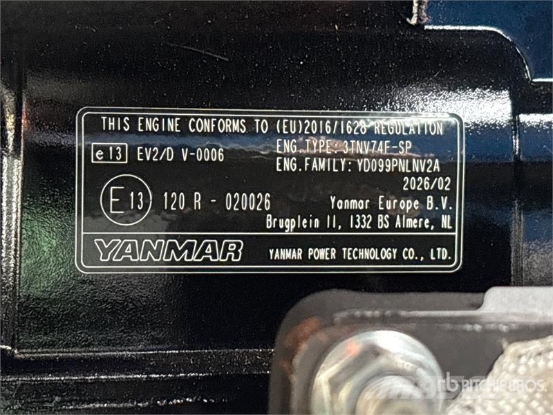 CFG DM20YM Mini Excavator (Unused) حفارات صغيرة أقل من 7 طن (حفارات صغيرة)