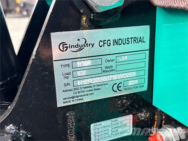 CFG H16R Mini Excavator (Unused) Mini Escavadoras <7t