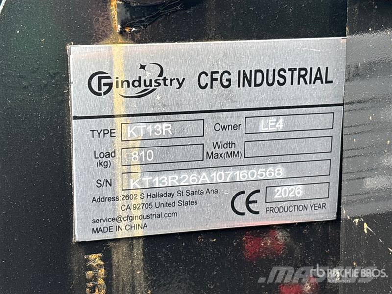 CFG KT13R Mini Excavator (Unused) Mini Escavadoras <7t