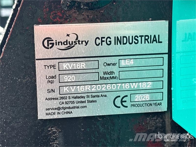 CFG KV16R Mini Excavator (Unused) Minibagger < 7t