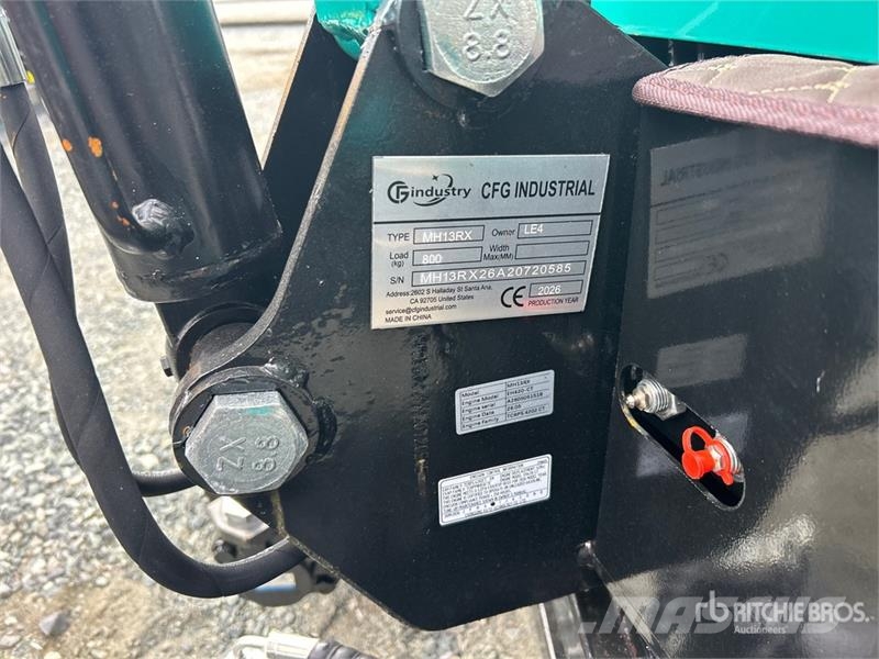 CFG MH13RX Mini Excavator (Unused) Mini ekskavatoriai < 7 t