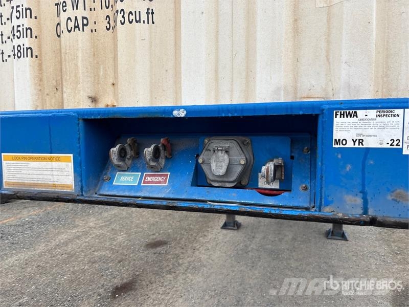 CIMC 53 ft Tri/A Extendable Container Trailer Remolques portacontenedores