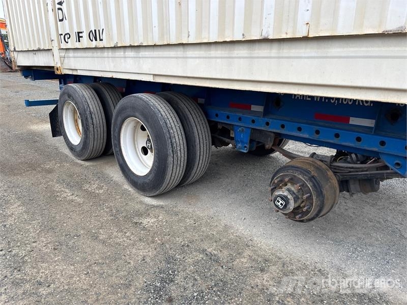 CIMC 53 ft Tri/A Extendable Container Trailer Remolques portacontenedores