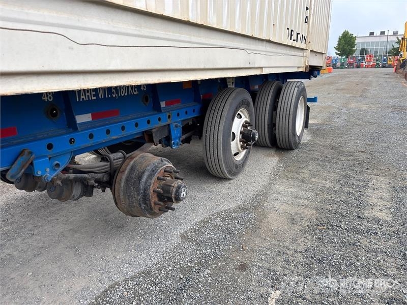 CIMC 53 ft Tri/A Extendable Container Trailer Remolques portacontenedores