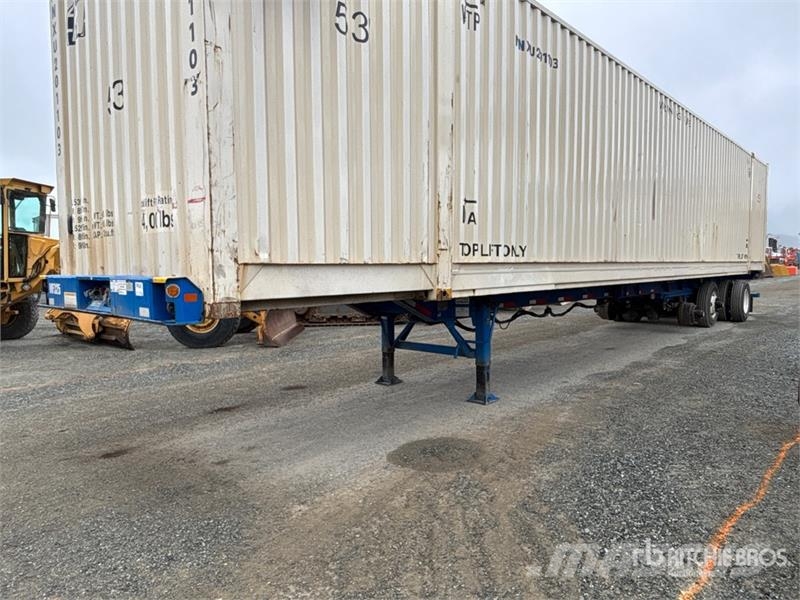 CIMC 53 ft Tri/A Extendable Container Trailer Remolques portacontenedores