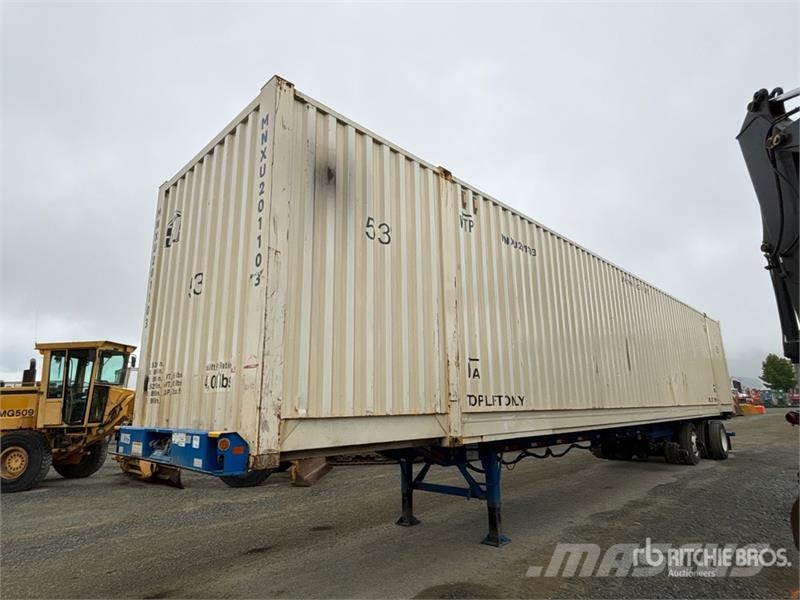 CIMC 53 ft Tri/A Extendable Container Trailer Remolques portacontenedores