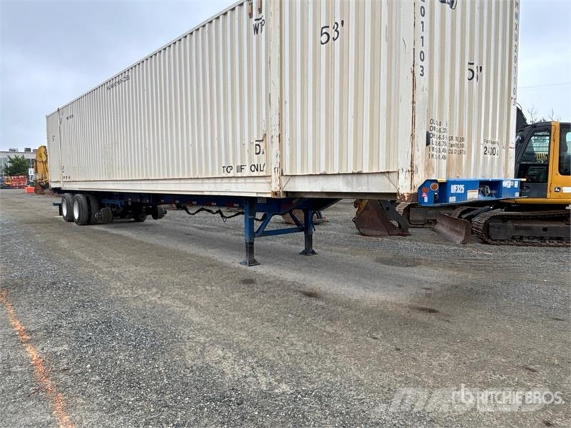 CIMC 53 ft Tri/A Extendable Container Trailer Remolques portacontenedores