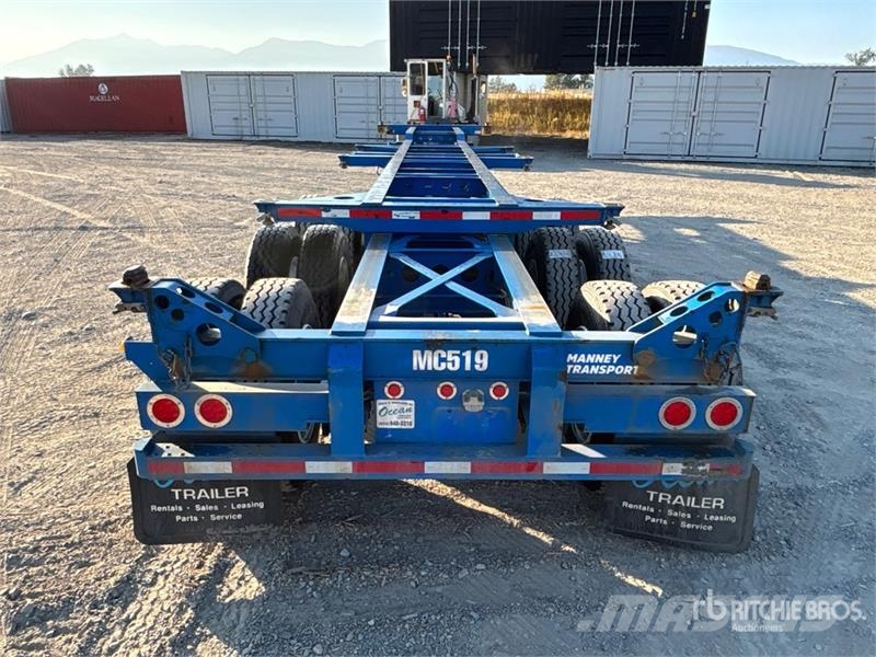 CIMC CB45M3OTC00 Tri/A Extendable Container Trailer Reboques Containerframe