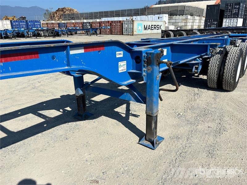CIMC CB45M3OTC00 Tri/A Extendable Container Trailer Containerframe trailers