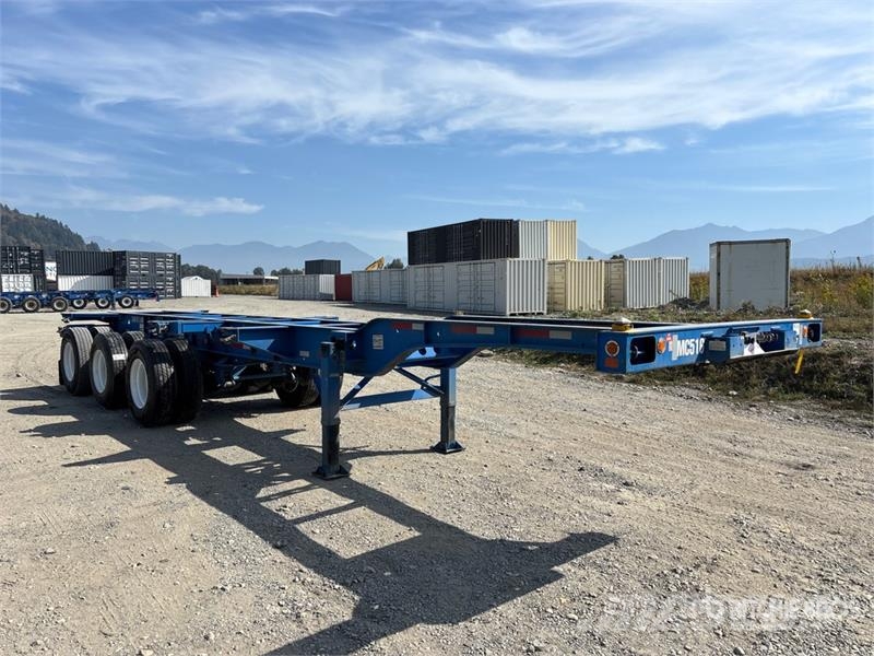 CIMC CB45M3OTC00 Tri/A Extendable Container Trailer Remorque porte container