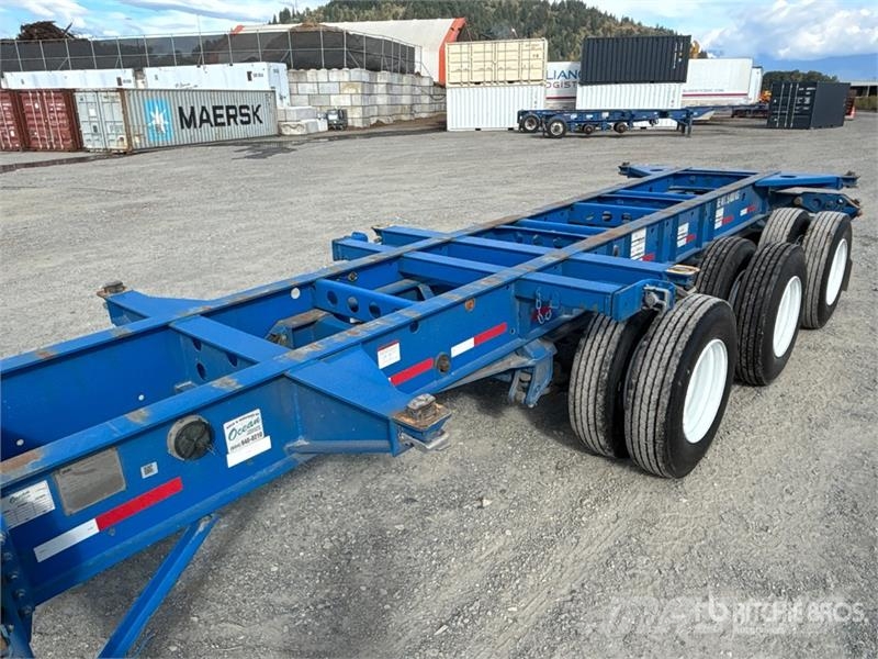 CIMC CB45M3OTC00 Tri/A Extendable Container Trailer Konteinerveohaagised
