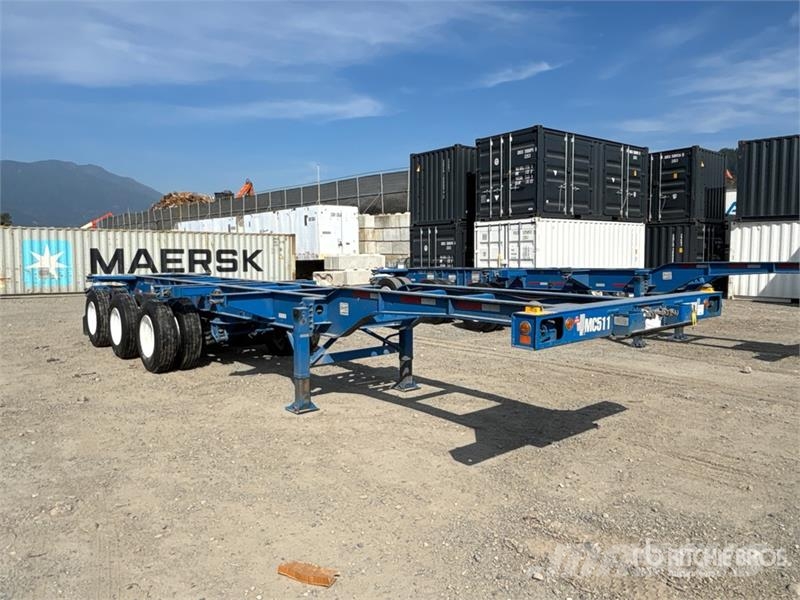 CIMC CB45M3OTC00 Tri/A Extendable Container Trailer Täyskonttiperävaunut