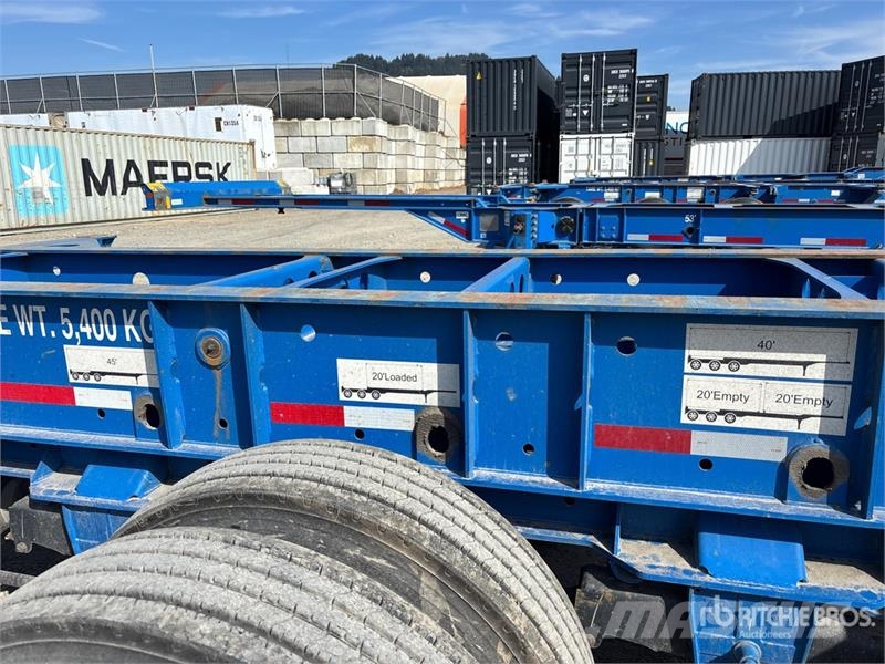 CIMC CB45M3OTC00 Tri/A Extendable Container Trailer Containerchassis