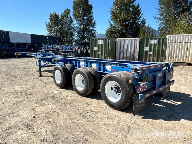 CIMC CB45M3OTC00 Tri/A Extendable Container Trailer Remolques portacontenedores