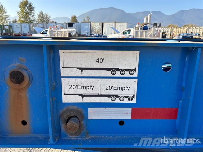 CIMC CB45M3OTC00 Tri/A Extendable Container Trailer Konteineriekrāvēji