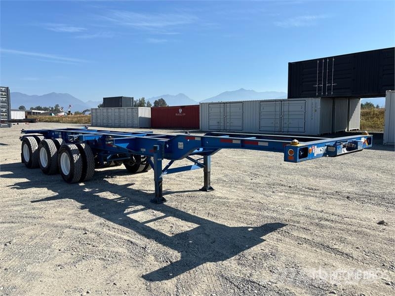 CIMC CB45M3OTC00 Tri/A Extendable Container Trailer Containerframe trailers