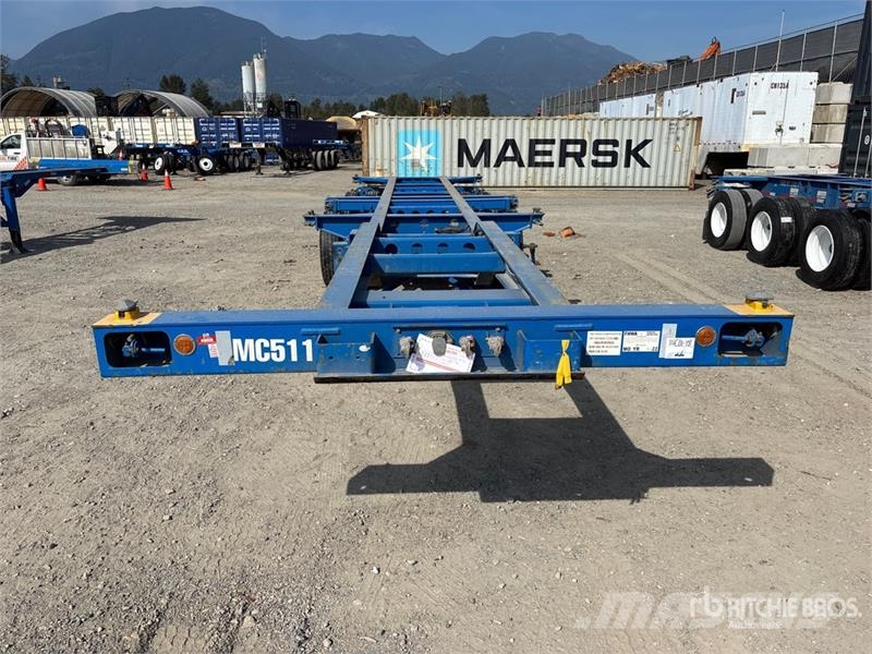 CIMC CB45M3OTC00 Tri/A Extendable Container Trailer Täyskonttiperävaunut