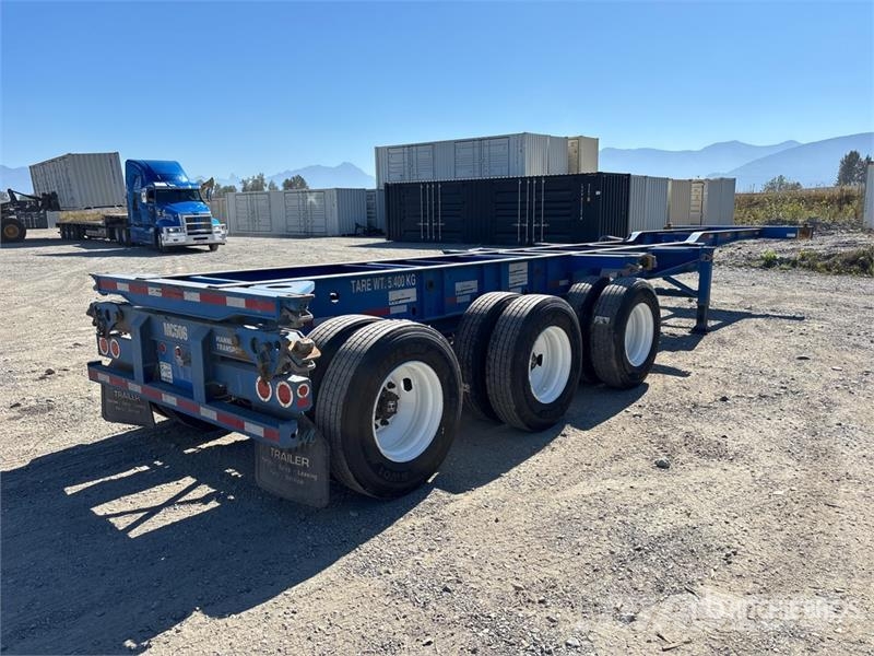 CIMC CB45M3OTC00 Tri/A Extendable Container Trailer Remolques portacontenedores