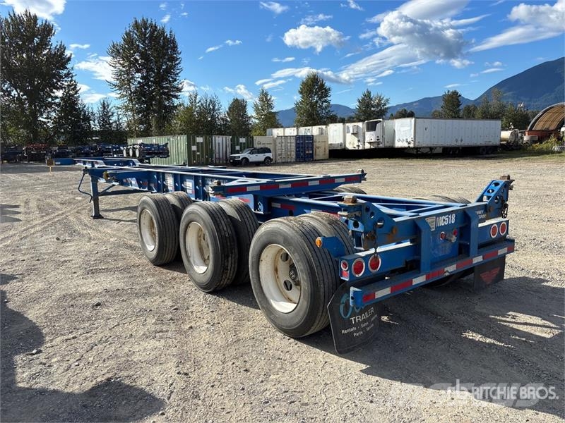 CIMC CB45M3OTC00 Tri/A Extendable Container Trailer Remolques portacontenedores