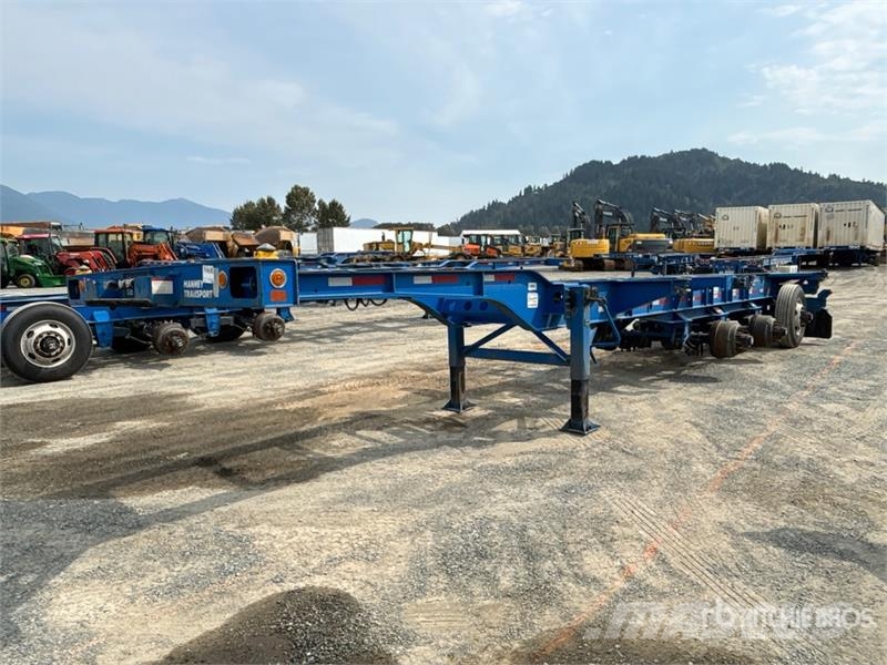 CIMC CB45M3OTC00 Tri/A Extendable Container Trailer مقطورات حاويات