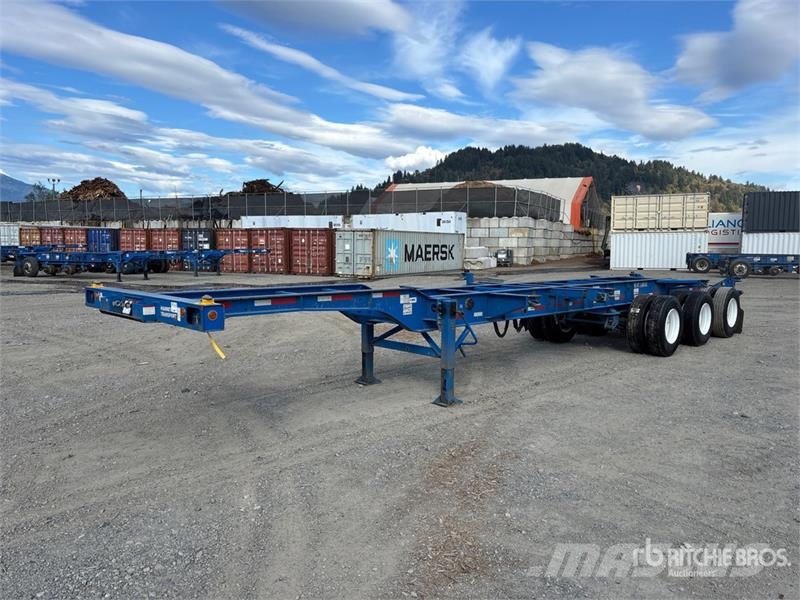 CIMC CB45M3OTC00 Tri/A Extendable Container Trailer Remolques portacontenedores