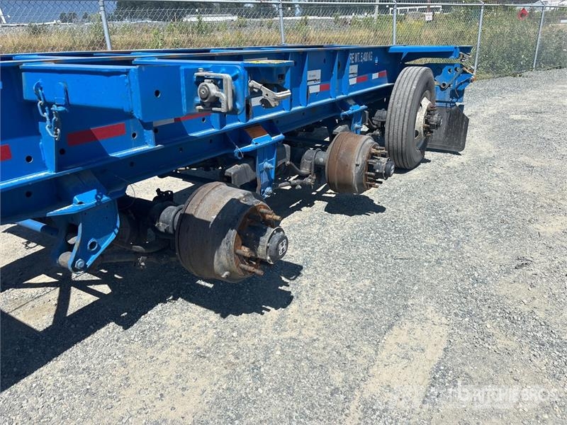 CIMC CB45M3OTC00 Tri/A Extendable Container Trailer Remolques portacontenedores