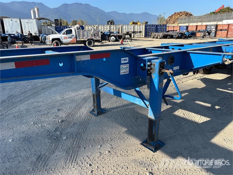 CIMC CB45M3OTC00 Tri/A Extendable Container Trailer Konteineriekrāvēji