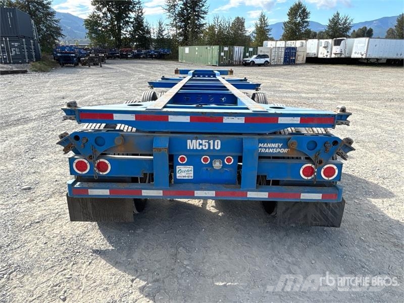 CIMC CB45M3OTC00 Tri/A Extendable Container Trailer Konteinerveohaagised