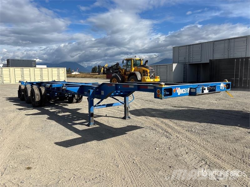 CIMC CB45M3OTC00 Tri/A Extendable Container Trailer Remolques portacontenedores