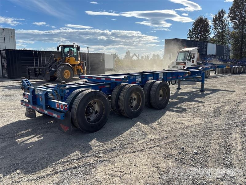 CIMC CB45M3OTC00 Tri/A Extendable Container Trailer Remolques portacontenedores