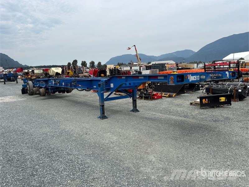 CIMC CB45M3OTC00 Tri/A Extendable Container Trailer مقطورات حاويات