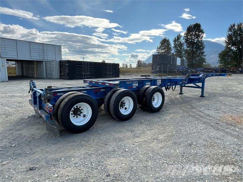 CIMC CB45M3OTC00 Tri/A Extendable Container Trailer Remolques portacontenedores