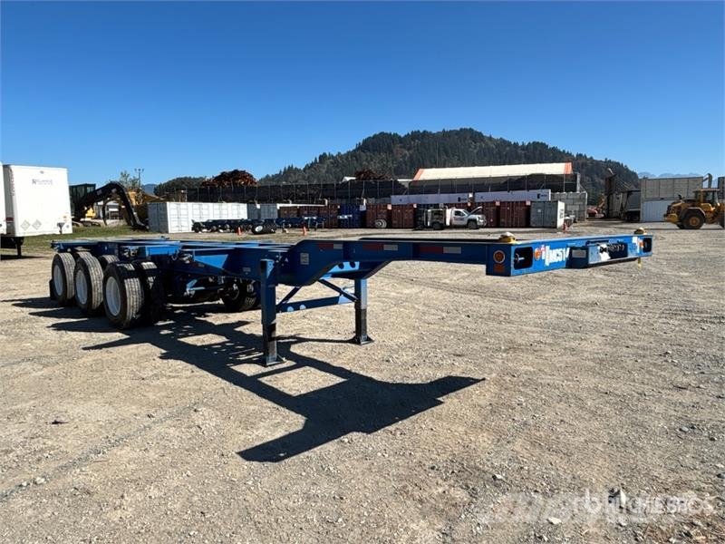 CIMC CB45M3OTC00 Tri/A Extendable Container Trailer Remolques portacontenedores