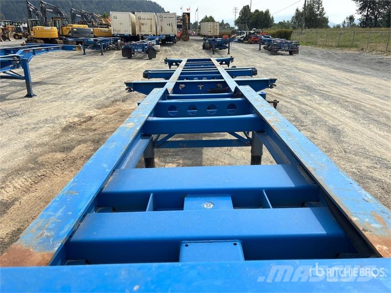 CIMC CB45M3OTC00 Tri/A Extendable Container Trailer مقطورات حاويات