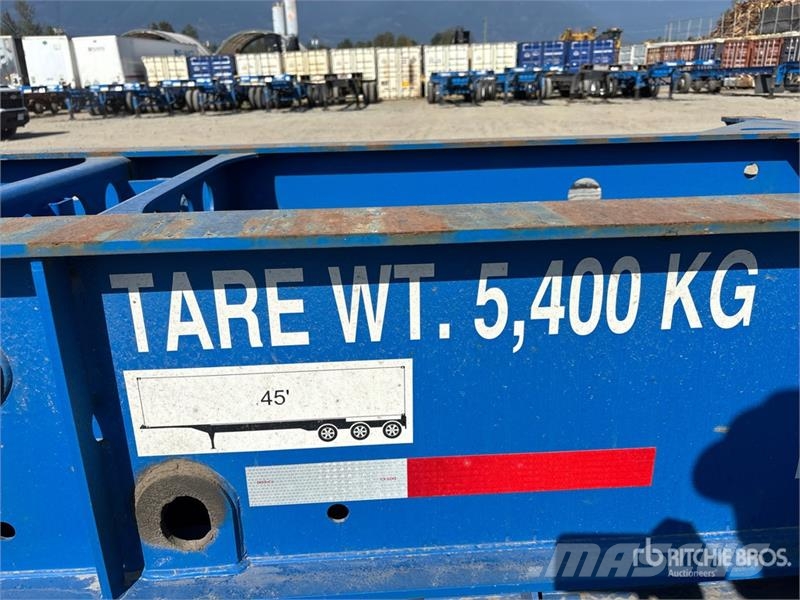 CIMC CB45M3OTC00 Tri/A Extendable Container Trailer Containerframe trailers