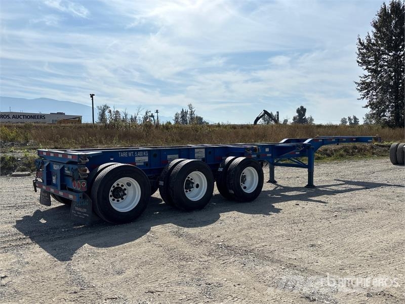 CIMC CB45M3OTC00 Tri/A Extendable Container Trailer Remorque porte container