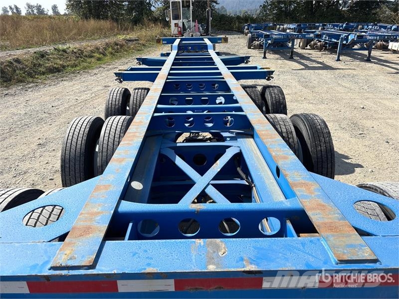 CIMC CB45M3OTC00 Tri/A Extendable Container Trailer Remorque porte container