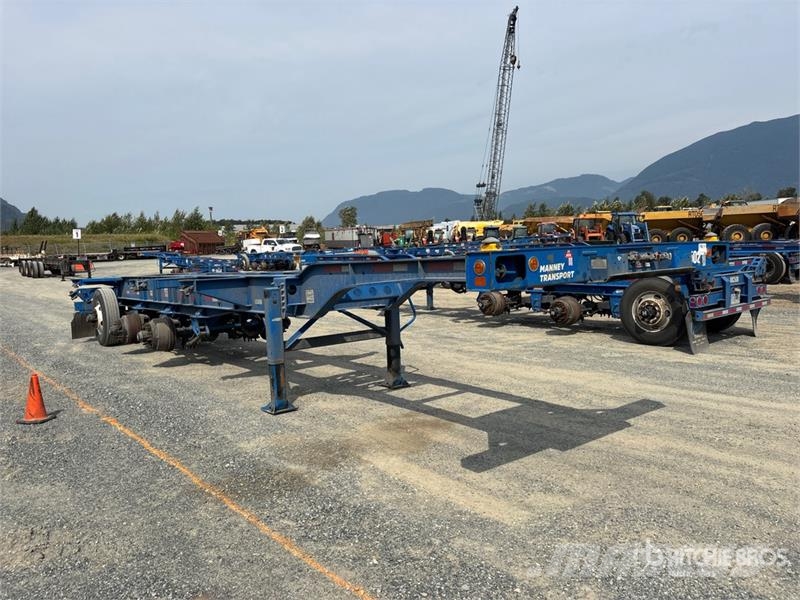 CIMC CB45M3OTC00 Tri/A Extendable Container Trailer Remolques portacontenedores