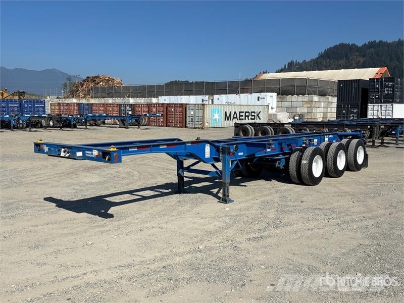 CIMC CB45M3OTC00 Tri/A Extendable Container Trailer Containerframe trailers