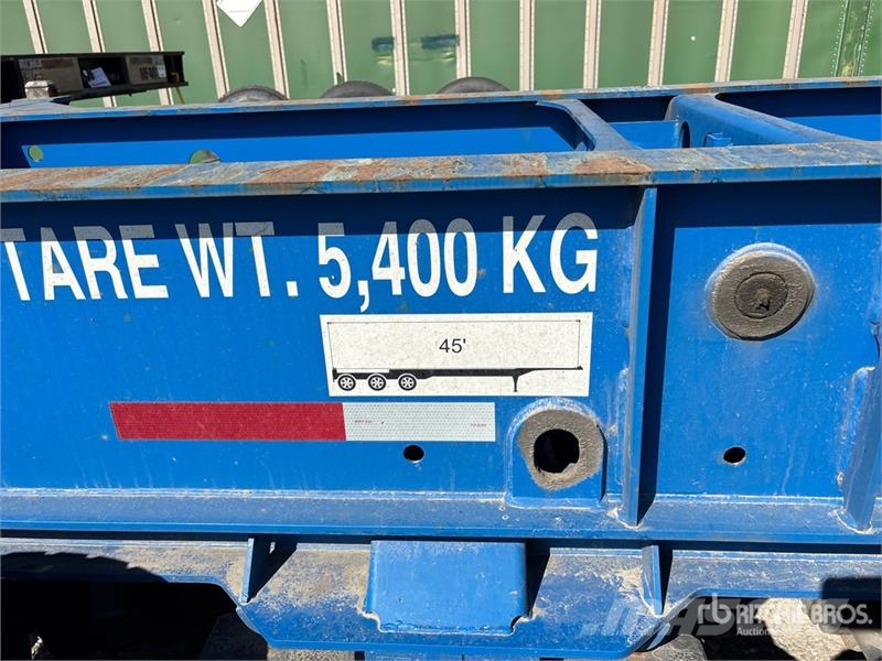 CIMC CB45M3OTC00 Tri/A Extendable Container Trailer Containerframe trailers