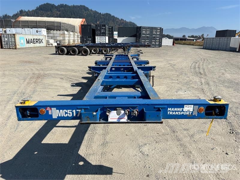 CIMC CB45M3OTC00 Tri/A Extendable Container Trailer Containerframe trailers