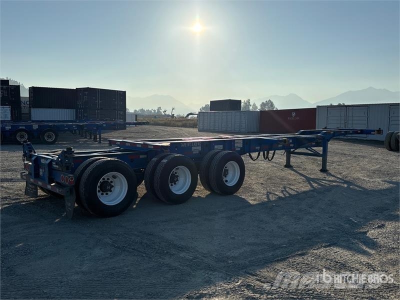 CIMC CB45M3OTC00 Tri/A Extendable Container Trailer Reboques Containerframe
